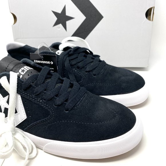 💖MEGA SALE💖Converse Checkpoint Pro Black Suede Low Sneakers Men's 165265C - Picture 8 of 11